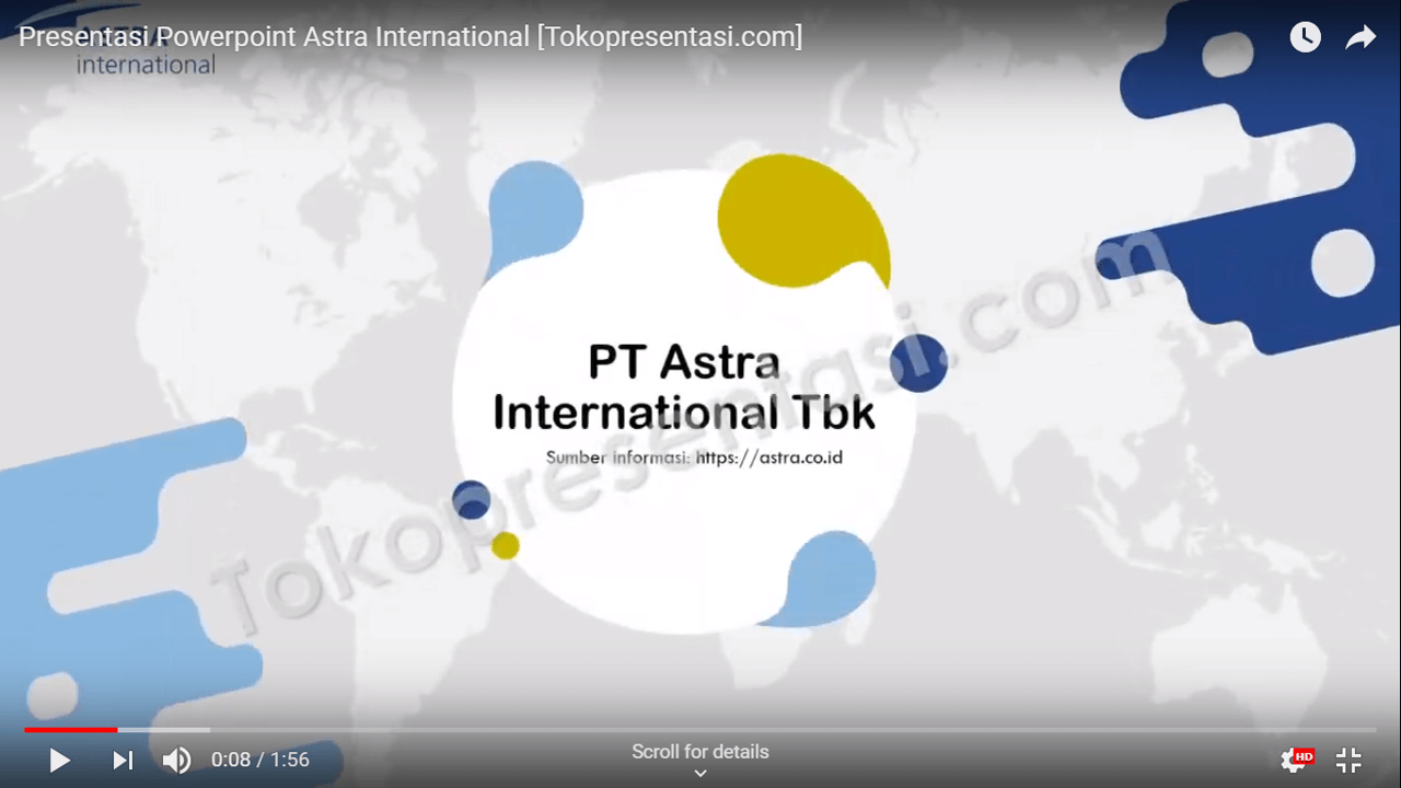Desain Presentasi Powerpoint Menarik Astra International