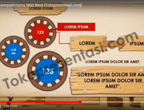 Tema Presentasi Powerpoint Wild West